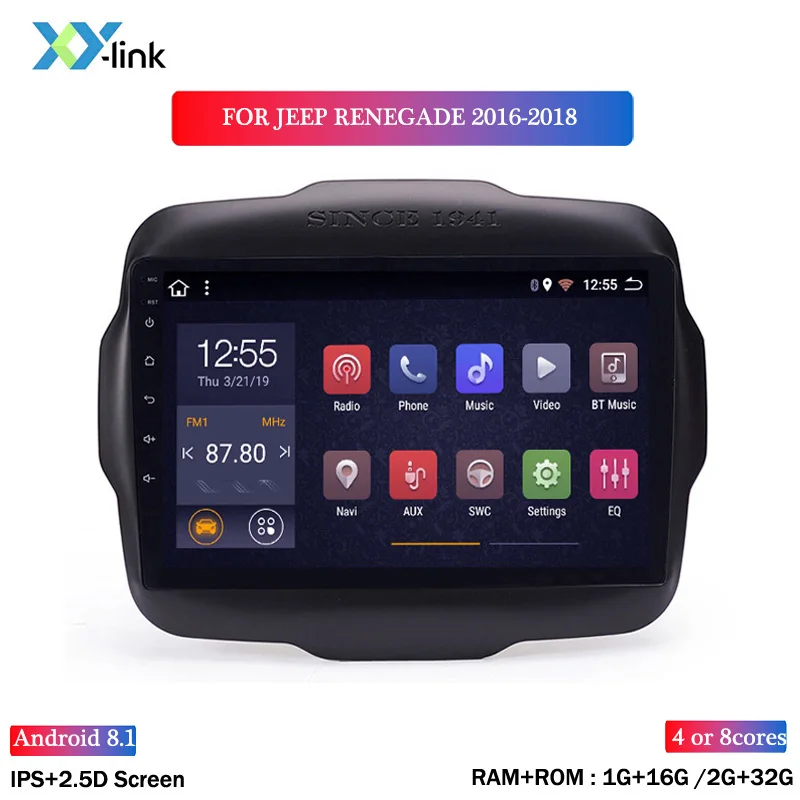HOT SALE IPS 2.5D 9 inch Android 8.1 Car Radio DVD Player for Jeep Renegade 2016 - 2018 Navigation Audio Video SWC
HOT SALE IPS 2.5D 9 inch Android 8.1 Car Radio DVD Player for Jeep Renegade 2016 - 2018 Navigation Audio Video SWC