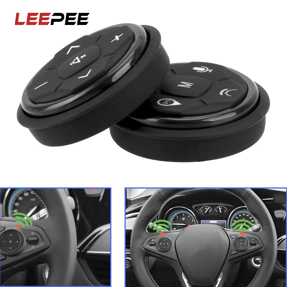 LEEPEE 10 keys Wireless Car Steering Wheel Controller Music GPS Navigation Radio Remote Control Buttons Car Accessories
LEEPEE 10 keys Wireless Car Steering Wheel Controller Music GPS Navigation Radio Remote Control Buttons Car Accessories