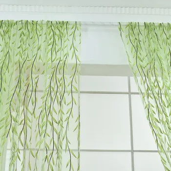 Willow Voile Tulle curtain High quality thread window curtain door fashion embroidery Green drop shipping Home Tree Novem 19th
Willow Voile Tulle curtain High quality thread window curtain door fashion embroidery Green drop shipping Home Tree Novem 19th