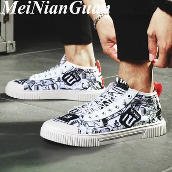 Spring Autumn Men Shoes Big Size Men's Sneakers Teenager Breathable Casual Shoes Male Trend Canvas Shoe Hip Hop Board Shoe L6
Spring Autumn Men Shoes Big Size Men's Sneakers Teenager Breathable Casual Shoes Male Trend Canvas Shoe Hip Hop Board Shoe L6