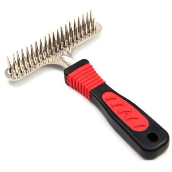 Metal Dog Rake Comb Long Thick Hair Removal Cleaning Pet Grooming Brushes Care Brosse Chien Trimmer Deshedding Tool DD60SZ 
Metal Dog Rake Comb Long Thick Hair Removal Cleaning Pet Grooming Brushes Care Brosse Chien Trimmer Deshedding Tool DD60SZ