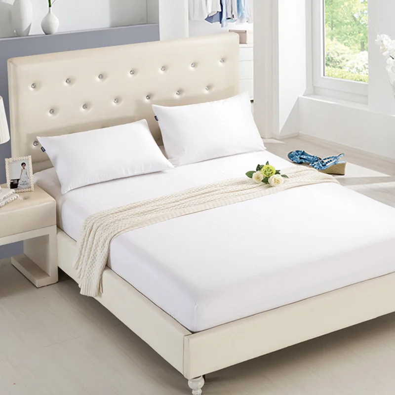 180*200cm Solid color Mattress Cover Bed Mattress Protector Pad Fitted Sheet Style Separated Water Bed Linens with Elastic Queen
180*200cm Solid color Mattress Cover Bed Mattress Protector Pad Fitted Sheet Style Separated Water Bed Linens with Elastic Queen