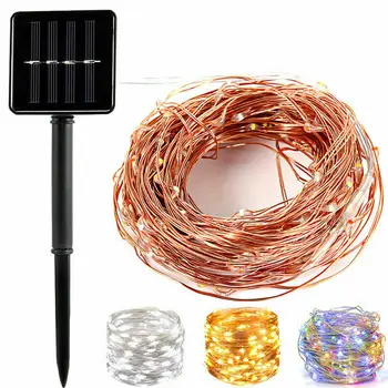 LED Outdoor Solar Lamp String Lights Waterproof IP65 Fairy Christmas Holiday Birthday Party Decorative String Lights 100/200 LED
LED Outdoor Solar Lamp String Lights Waterproof IP65 Fairy Christmas Holiday Birthday Party Decorative String Lights 100/200 LED