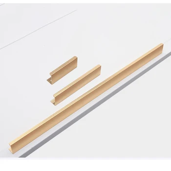 2 Pieces Simple Invisible Handle Cabinet Drawer Handle Modern Cabinet Door Drawing Golden Elongated Handle
2 Pieces Simple Invisible Handle Cabinet Drawer Handle Modern Cabinet Door Drawing Golden Elongated Handle