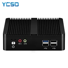 Mini Pc Desktop-Computers Win Tv Pfsense Thin Client Intel Celeron Fanless J1900 Micro