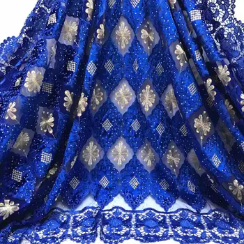 Royal Blue Color African Velvet Lace Fabric With Rhinestones Lace Nigerian George Wrapper High Quality African George Fabric
Royal Blue Color African Velvet Lace Fabric With Rhinestones Lace Nigerian George Wrapper High Quality African George Fabric