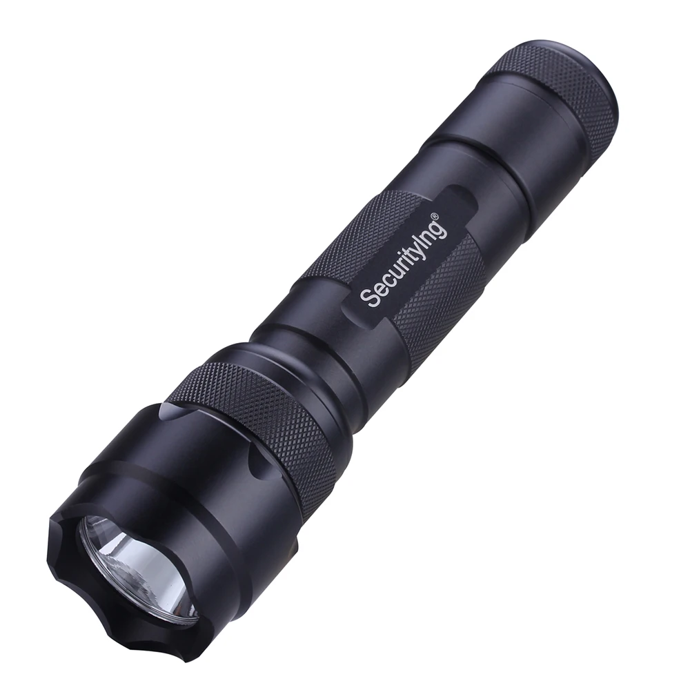 SecurityIng LED Flashlight 502B XM-L T6 LED 5 Modes Black Flashlight 6500K Glass Lens for Outdoor Kitchen Dining Room Bed Room
SecurityIng LED Flashlight 502B XM-L T6 LED 5 Modes Black Flashlight 6500K Glass Lens for Outdoor Kitchen Dining Room Bed Room
