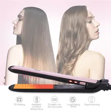 CkeyiN 2 in 1 Hair Straightener Curler Dual Use Professional Ceramic Flat Iron Fast Heating Straightening Iron with Lock Design
CkeyiN 2 in 1 Hair Straightener Curler Dual Use Professional Ceramic Flat Iron Fast Heating Straightening Iron with Lock Design