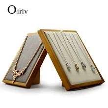 Oirlv Solid Wood Jewelry Folding Necklace Plate Three-Dimensional Photo Frame Style Display Stand Jewelry Counter Display Props
Oirlv Solid Wood Jewelry Folding Necklace Plate Three-Dimensional Photo Frame Style Display Stand Jewelry Counter Display Props