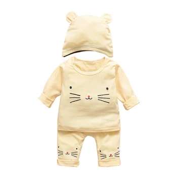 3PCS Autumn Casual Baby Clothes Cartoon Printing Long Sleeve Top +Trousers + Hat Kids Outfit Set
3PCS Autumn Casual Baby Clothes Cartoon Printing Long Sleeve Top +Trousers + Hat Kids Outfit Set