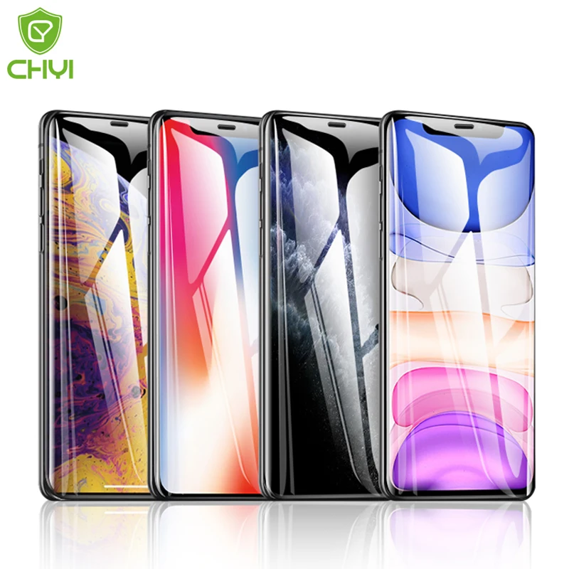 CHYI Super Glass for iphone 11 pro Max screen protector Oleophobic Coating full glue cover for iphone11 glass
CHYI Super Glass for iphone 11 pro Max screen protector Oleophobic Coating full glue cover for iphone11 glass