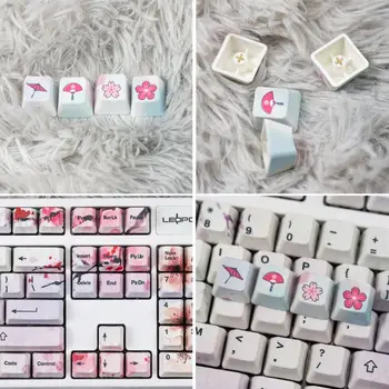 OEM PBT Cherry Blossom Keycap Mechanical Keyboard Keycaps Dye-Sublimation Keycap
OEM PBT Cherry Blossom Keycap Mechanical Keyboard Keycaps Dye-Sublimation Keycap
