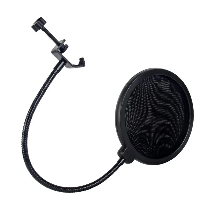 Anti Spray Cover Recording Studio Microphone Pop Filter Mic Wind Screen Double Layer Mask Shield for Recording Studio Radio Sing
Anti Spray Cover Recording Studio Microphone Pop Filter Mic Wind Screen Double Layer Mask Shield for Recording Studio Radio Sing