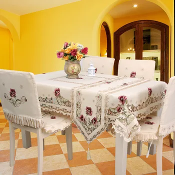 Modern Floral Tablecloth Lace Edge Hollow Out Universal Table Cloth Rectangular Simple Elegant Table Cover For Banquet Party 1pc
Modern Floral Tablecloth Lace Edge Hollow Out Universal Table Cloth Rectangular Simple Elegant Table Cover For Banquet Party 1pc