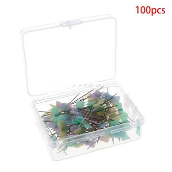 100Pcs/lo100 Pcs Push Pins Bowknot Style Pins Needles Sewing Quilting Marking
100Pcs/lo100 Pcs Push Pins Bowknot Style Pins Needles Sewing Quilting Marking