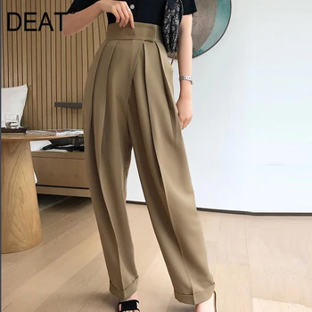 DEAT 2020 new high waist full lengthe kahki and black color straight male and female both wear office pants WL81304L
DEAT 2020 new high waist full lengthe kahki and black color straight male and female both wear office pants WL81304L