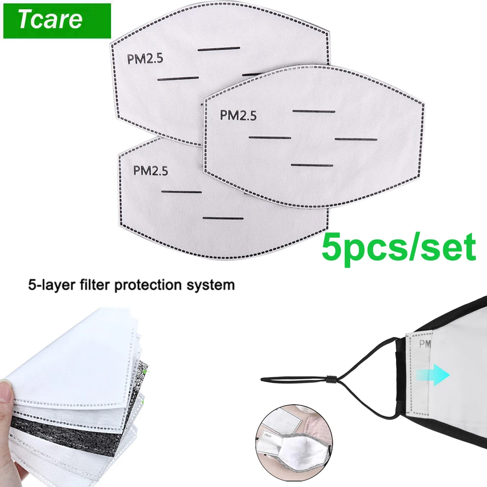 5PCS PM2.5 Activated Carbon Filter for Mouth Masks 4 Layer Protective Filter Mask Filter Replacement
5PCS PM2.5 Activated Carbon Filter for Mouth Masks 4 Layer Protective Filter Mask Filter Replacement
