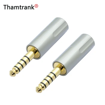10pcs HiFi Copper Non magnetic 4.4mm Jack 5 Pole Stereo Audio Jack Repair Full Balanced Headphone Plug Solder Connector
10pcs HiFi Copper Non magnetic 4.4mm Jack 5 Pole Stereo Audio Jack Repair Full Balanced Headphone Plug Solder Connector
