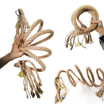 Pet Parrots Standing Rope Toys Pet Bird Climbing Chewing Toy Parrot Hanging Rope Bell Toy Bird Cage Decoration 1m/1.5m/2m
Pet Parrots Standing Rope Toys Pet Bird Climbing Chewing Toy Parrot Hanging Rope Bell Toy Bird Cage Decoration 1m/1.5m/2m