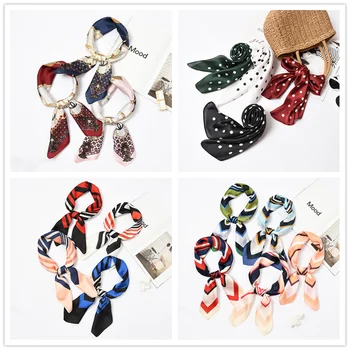 70*70cm Square Silk Satin Scarf Elegant Women strip dot Head Hair Tie Band Small Square Kerchief Neck Scarf
70*70cm Square Silk Satin Scarf Elegant Women strip dot Head Hair Tie Band Small Square Kerchief Neck Scarf