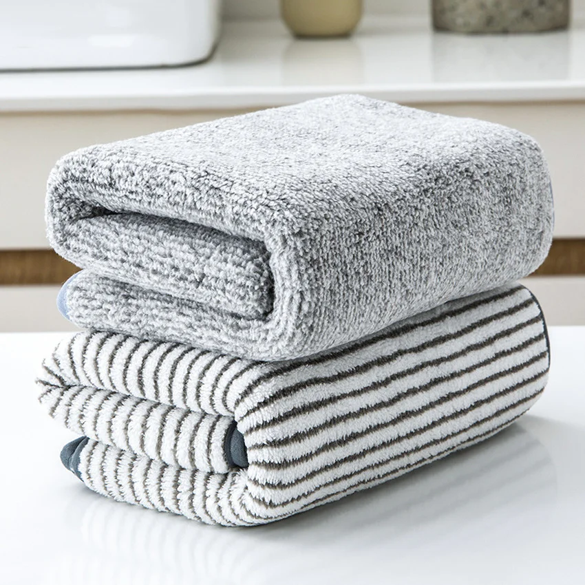 Coral Fleece Face Towel Stripe Solid Color Strong Water Absorption Polyester High Quality Simple Modern Use for Home Bathroom
Coral Fleece Face Towel Stripe Solid Color Strong Water Absorption Polyester High Quality Simple Modern Use for Home Bathroom