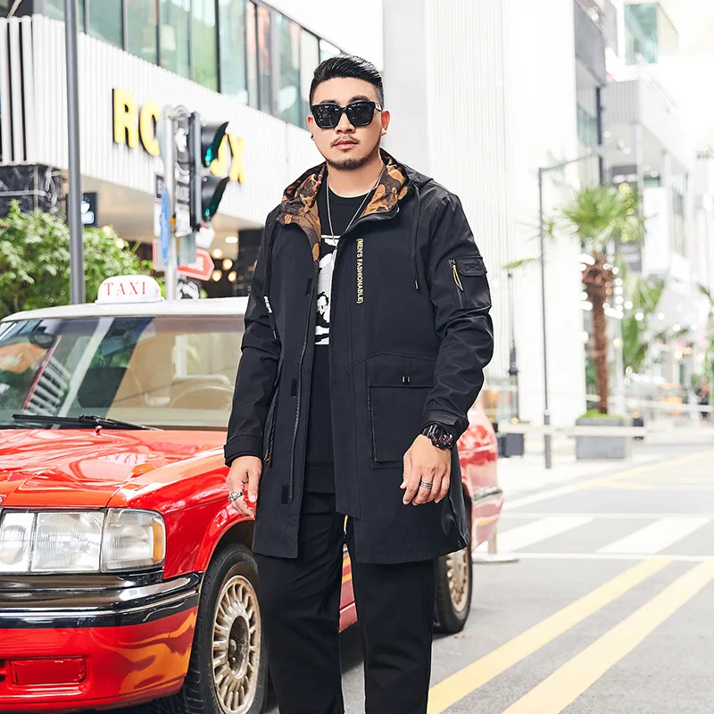 Trench Coat Men Plus-sized Code Spring And Autumn Casual Men's over-the-Knee Loose-Fit Workwear Middle Long Coat Stylish Loose W
Trench Coat Men Plus-sized Code Spring And Autumn Casual Men's over-the-Knee Loose-Fit Workwear Middle Long Coat Stylish Loose W