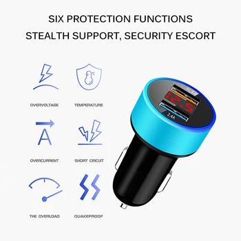 New Arrival Car Charger USB Car Fast Charger Adapter Double Quick Charge Fast Charging Auto Charger 2-Port For Car 12V 24V
New Arrival Car Charger USB Car Fast Charger Adapter Double Quick Charge Fast Charging Auto Charger 2-Port For Car 12V 24V