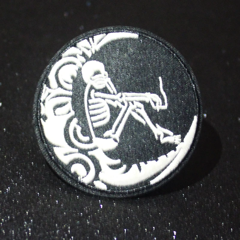 Pulaqi Punk Rock Patch DIY Embroidered Skull Patches For Clothes Patch Iron On Patches For Clothing Band Applique Stripe Sticker
Pulaqi Punk Rock Patch DIY Embroidered Skull Patches For Clothes Patch Iron On Patches For Clothing Band Applique Stripe Sticker