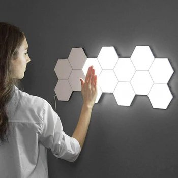 Magnetic Honeycomb Touch Lamp LED Night Lights Modular Touch Light Touch Sensitive Lighting Magnetic DIY Indoor Decoration
Magnetic Honeycomb Touch Lamp LED Night Lights Modular Touch Light Touch Sensitive Lighting Magnetic DIY Indoor Decoration