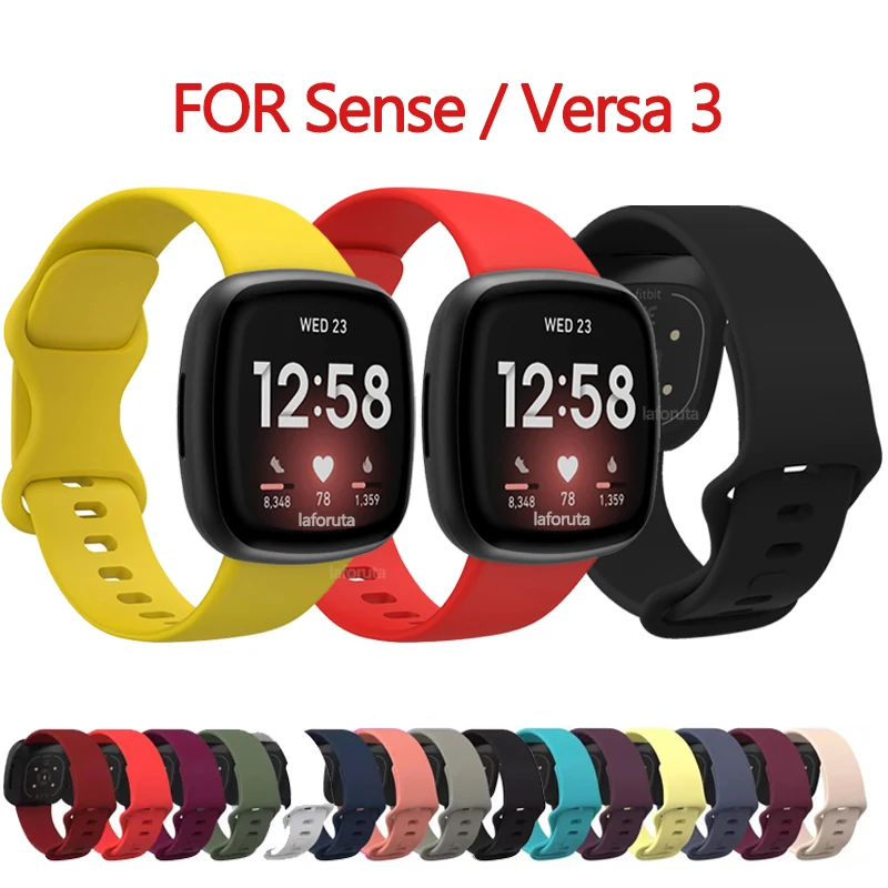 For Fitbit Versa 3 Strap Fitbit Sense Watch Band Correa Silicone Waterproof Wristband Bracelet Bands for Fitbit Accessories
For Fitbit Versa 3 Strap Fitbit Sense Watch Band Correa Silicone Waterproof Wristband Bracelet Bands for Fitbit Accessories