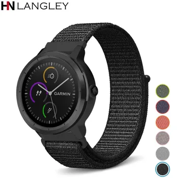 20mm Nylon Sport Loop Band for Garmin Vivoactive 3 Watch for Forerunner 645 Music Smart Watch Strap Fastener Adjustable Closure
20mm Nylon Sport Loop Band for Garmin Vivoactive 3 Watch for Forerunner 645 Music Smart Watch Strap Fastener Adjustable Closure