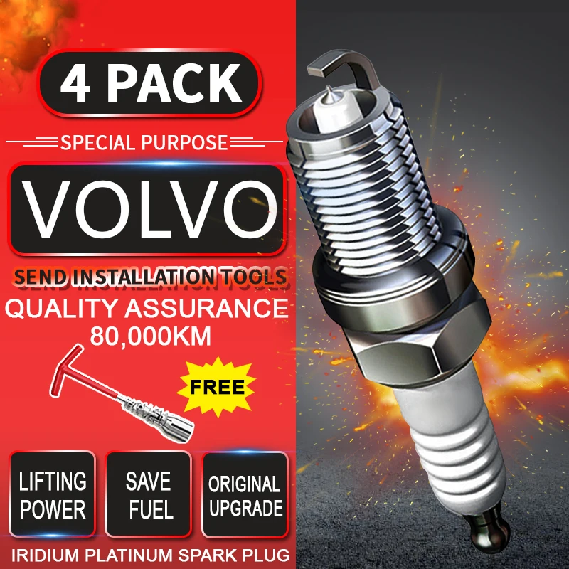 4pcs Spark Plug Glow Plugs Iraurita Platinum for VOLVO S90(2017-2019)2.0T T4 2.0T T5 Dual Iridium
4pcs Spark Plug Glow Plugs Iraurita Platinum for VOLVO S90(2017-2019)2.0T T4 2.0T T5 Dual Iridium