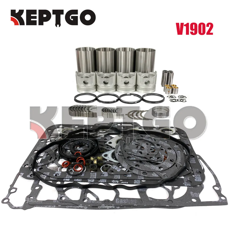 Новый комплект для капитального ремонта V1902 для двигателя Kubota KX101, Комплект прокладок поршня экскаватора
Новый комплект для капитального ремонта V1902 для двигателя Kubota KX101, Комплект прокладок поршня экскаватора