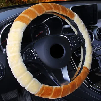 8 Colors Witner Warm Plush Steeing Wheel Cover Two Color Stitching for Outer Diamter Of 37~38cm Funda Volante Auto Accessories
8 Colors Witner Warm Plush Steeing Wheel Cover Two Color Stitching for Outer Diamter Of 37~38cm Funda Volante Auto Accessories