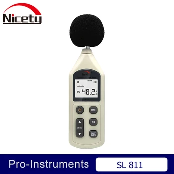 Nicety SL811 30~130 dB Digital Sound Noise Audio Level Metermedidor decibeis Measuring Decibel Pressure Logger Tester
Nicety SL811 30~130 dB Digital Sound Noise Audio Level Metermedidor decibeis Measuring Decibel Pressure Logger Tester