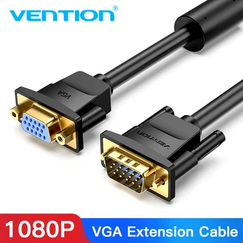 Vention VGA Extension Cable 1080P VGA Male to Female Extender Cable 1m 1.5m 2m 3m 5m for Computer Projector Monitor Extender VGA
Vention VGA Extension Cable 1080P VGA Male to Female Extender Cable 1m 1.5m 2m 3m 5m for Computer Projector Monitor Extender VGA