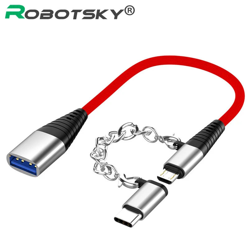 Type C Male Micro USB Male to USB2.0 Female cable Fast Transfer Connect Mouse Keyboard USB drive Charging head Game handle
Type C Male Micro USB Male to USB2.0 Female cable Fast Transfer Connect Mouse Keyboard USB drive Charging head Game handle