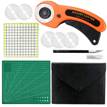 LMDZ 5 PCS Rotary Cutter Kit Patchwork Ruler Sewing Kit Cloth Knife Hand Cutting Knife Set DIY Sewing Tools
LMDZ 5 PCS Rotary Cutter Kit Patchwork Ruler Sewing Kit Cloth Knife Hand Cutting Knife Set DIY Sewing Tools