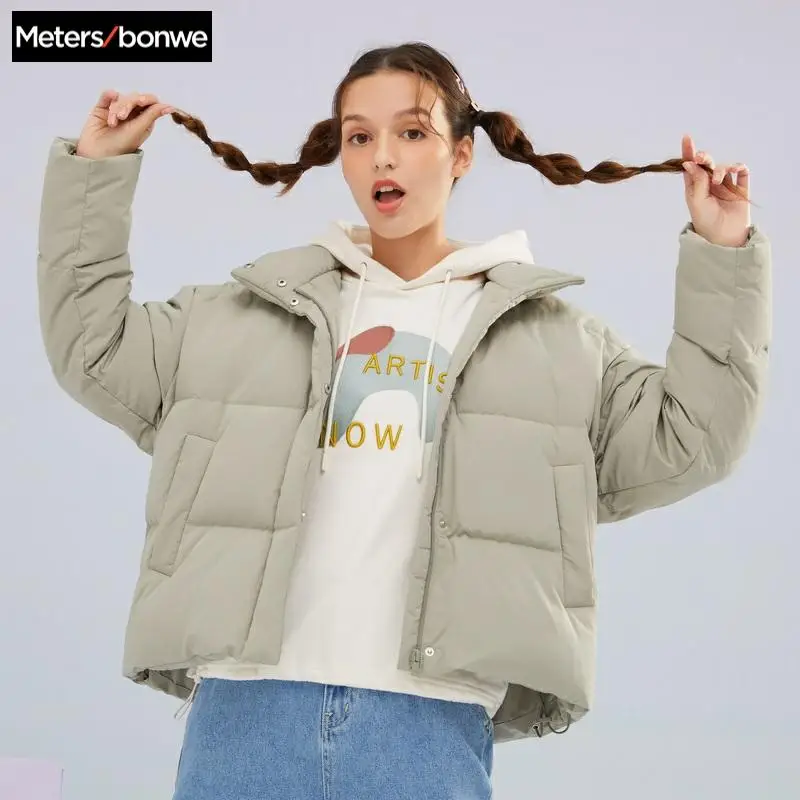 Metersbonwe 2019 Down Jacket Women Winter Warm Loose Female lovely Turtleneck Korean simplicity Short White Duck Down Coat
Metersbonwe 2019 Down Jacket Women Winter Warm Loose Female lovely Turtleneck Korean simplicity Short White Duck Down Coat