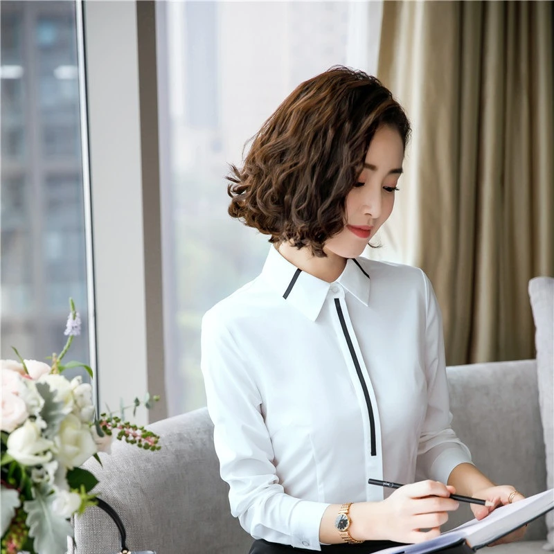 2019 Autumn Winter OL Styles Formal Women Business Work Wear Blouses & Shirts for Ladies Office Tops Clothes Female Blouse
2019 Autumn Winter OL Styles Formal Women Business Work Wear Blouses & Shirts for Ladies Office Tops Clothes Female Blouse