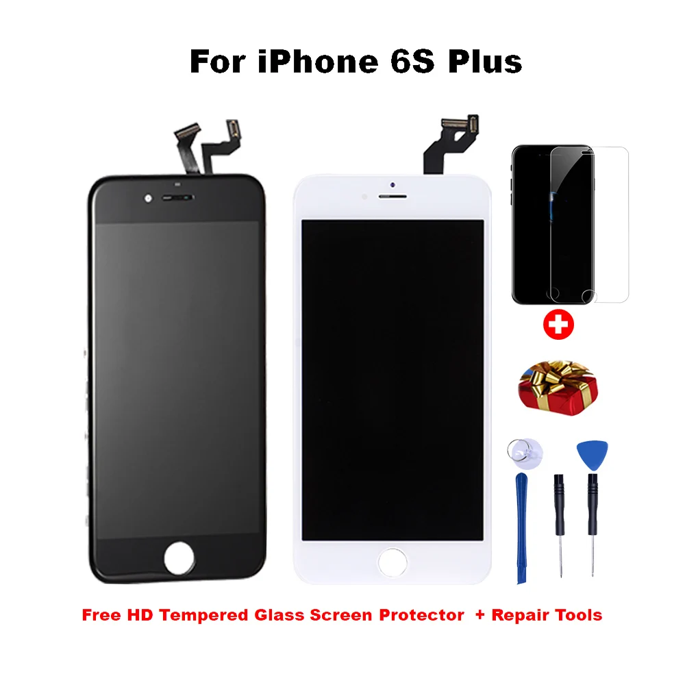 LCD Display For iPhone5 6 7 plus Touch Screen Digitizer for iPhone 6S 5S Assembly Replacement for iPhone with free tools
LCD Display For iPhone5 6 7 plus Touch Screen Digitizer for iPhone 6S 5S Assembly Replacement for iPhone with free tools