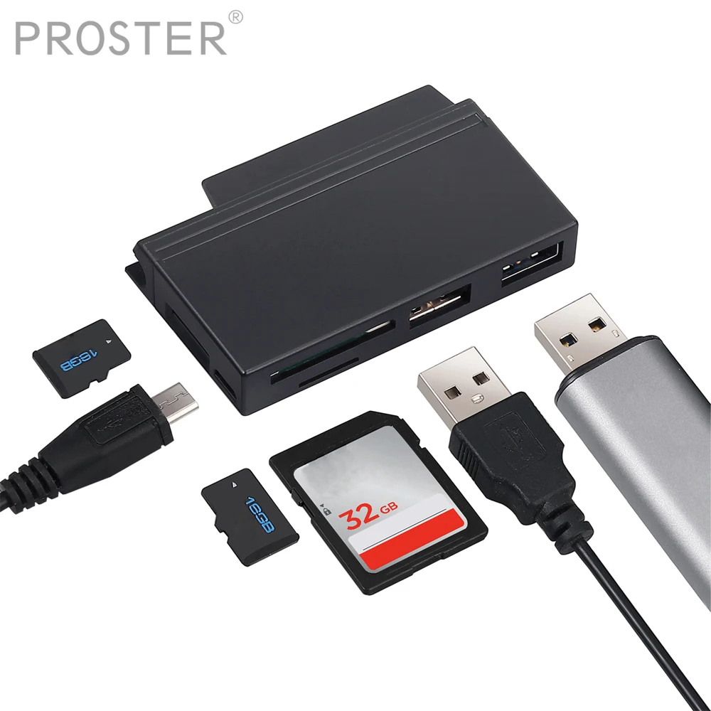 Proster For Surface Go USB C for Microsoft USB C Hub Adapter Type-C Combo Dock 3-Slot Card Reader for Micro TF Card 5Gbps USB
Proster For Surface Go USB C for Microsoft USB C Hub Adapter Type-C Combo Dock 3-Slot Card Reader for Micro TF Card 5Gbps USB