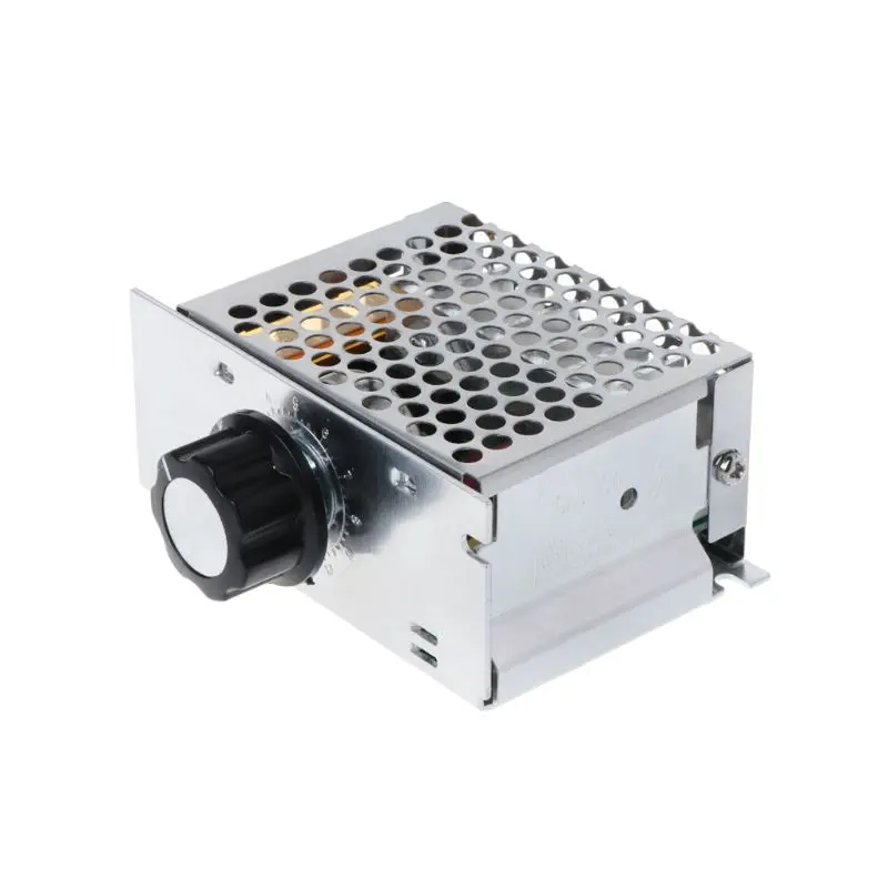 AC 220V 4000W High Power SCR Speed Controller Electronic Voltage Regulator Governor
AC 220V 4000W High Power SCR Speed Controller Electronic Voltage Regulator Governor