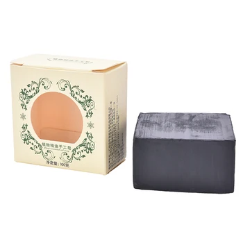 

100g Natural Bamboo Charcoal Soap Skin Care Treatment Skin Whitening Blackhead Remover Acne Treatment Oil Control Soaps