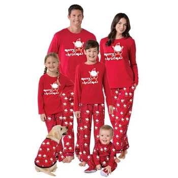 Xmas Eve Party Wear Santa Claus Print Red Sleepwear Set for Family Matching Mom Daughter Christmas Pajamas Nightwear
Xmas Eve Party Wear Santa Claus Print Red Sleepwear Set for Family Matching Mom Daughter Christmas Pajamas Nightwear