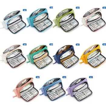 Canvas cotton linen stationery bag pen bag multi-function large capacity multi-layer student portable learning office supplies
Canvas cotton linen stationery bag pen bag multi-function large capacity multi-layer student portable learning office supplies