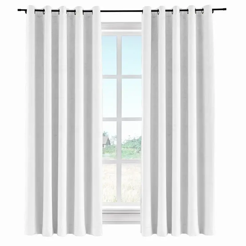 ChadMade Birkin Grommet Solid Velvet Curtain Window Drapery Size and Liner Custom 36 Colors (1 Panel) Grommet Blackout Drape
ChadMade Birkin Grommet Solid Velvet Curtain Window Drapery Size and Liner Custom 36 Colors (1 Panel) Grommet Blackout Drape