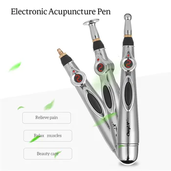 Electric Acupuncture Pen Portable Laser Therapy Chinese Medicine Meridian Massage Body Pain Relief Massager Pen Health Care Tool
Electric Acupuncture Pen Portable Laser Therapy Chinese Medicine Meridian Massage Body Pain Relief Massager Pen Health Care Tool
