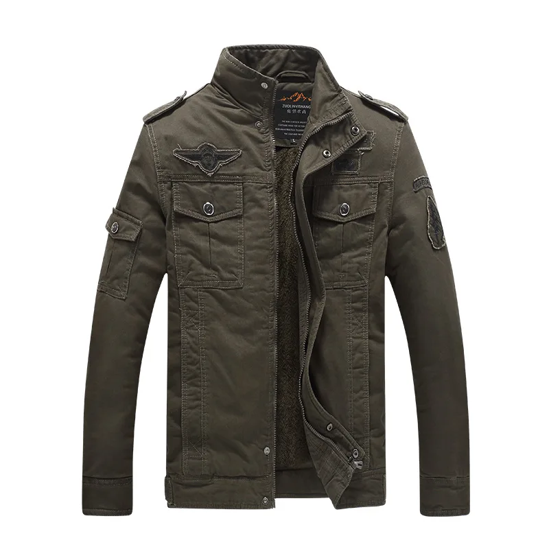 2019 Jacket Men Causal Cotton Windbreaker Jackets Mens Military Outwear Flight Jacket Men's Trench Pocket Coats Male Streetwear
2019 Jacket Men Causal Cotton Windbreaker Jackets Mens Military Outwear Flight Jacket Men's Trench Pocket Coats Male Streetwear