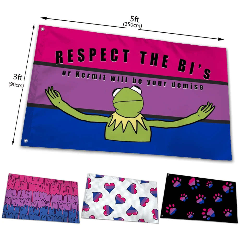 Respect The Bisexual Banner Flag 90*150cm 120*180cm Indoor Outdoor Decoration Size Pattern Custom Flags
Respect The Bisexual Banner Flag 90*150cm 120*180cm Indoor Outdoor Decoration Size Pattern Custom Flags